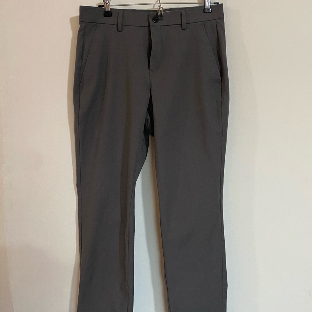Michael Kors Men's Charcoal Grey Modern Fit Dress Pants - 30x30